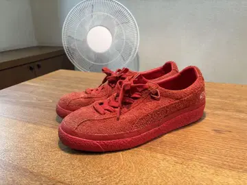 PUMA 레드 빨간색 스웨이드 스니커즈 ayato