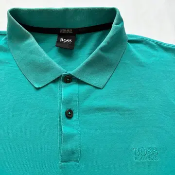 HUGO BOSS 레귤러 핏 피마 코튼 피케 셔츠