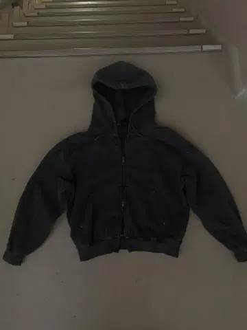 풀 집업 후드티 더블 지퍼 짧은 기장 y2k