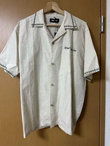 Wind And Sea Stitch Linen S/S Shirt L