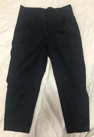 완판템 UNIQLO U 턱 와이드 팬츠 블랙 남성용 85