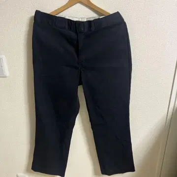 Dickies 874 블랙 워크 팬츠 w34 l28