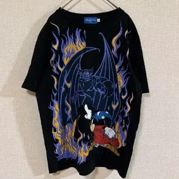 디즈니 미키 빈티지 구제 의류 한정판 첼로보그 판타지아