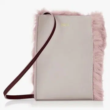 FURFUR 에코 퍼 미니백 핑크