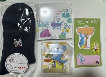 논탄 양말 11마리 고양이 포스트잇 클립 메모장