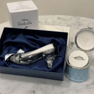 디즈니 신데렐라 다이아 플라티나 반지