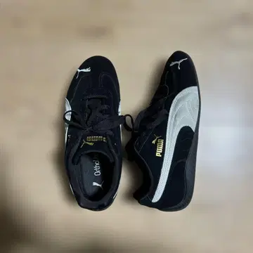 PUMA 스피드캣 블랙/실버 스니커즈