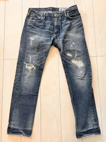 CHALLENGER 데미지 가공 데님 팬츠 XL