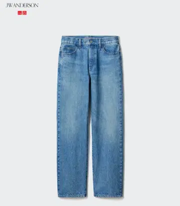 UNIQLO JW ANDERSON 라이트 블루 스트레이트 데님