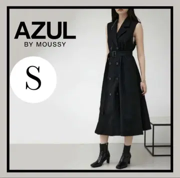 AZUL BY MOUSSY 트렌치 베스트 원피스 슬리브리스 롱