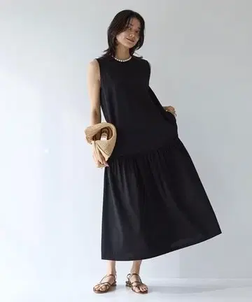 그린 레이블 리랙싱 심플 리프트 원피스 -UV컷 항균-
