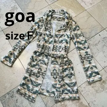 고아 [ goa ] 네이티브 담요 롱 후디드 가디건
