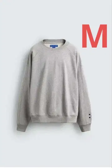 CHAMPION X ZARA 패치 크루넥 스웨트 셔츠 M