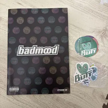 새상품급 레어 badmood 스티커 팜플렛 후카세 세카오와