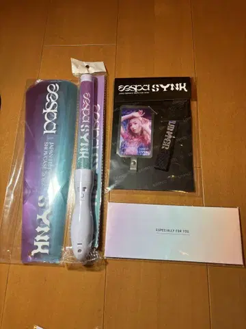 aespa 응원봉 티켓 핸드크래커 winter 폰탭