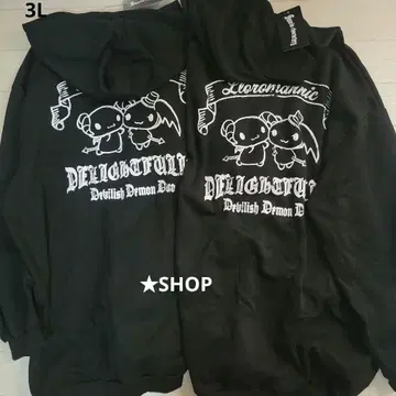 산리오 로로마닉 후드티 트레이닝복 튜닉 커플 지뢰 3L