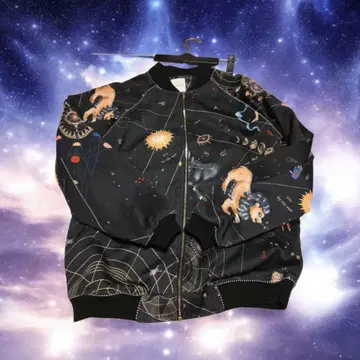 SILVIANHEACH 우주 패턴 집업 블랙 XS