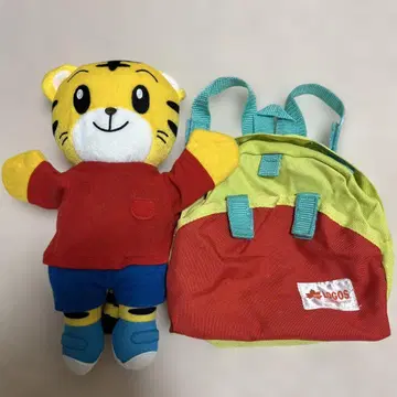 새상품급 시마지로 퍼펫 백팩 포함 코도모 챌린지 푸치