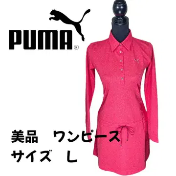 [새상품급] PUMA 푸마골프 빨간색 긴팔 원피스 L사이즈