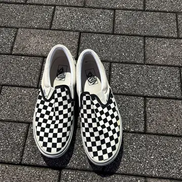 VANS 체커 패턴 슬립온 27cm