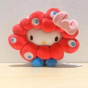 오사카 만박 미야쿠미야쿠 산리오 변신 헬로키티 봉제 인형 M 사이즈