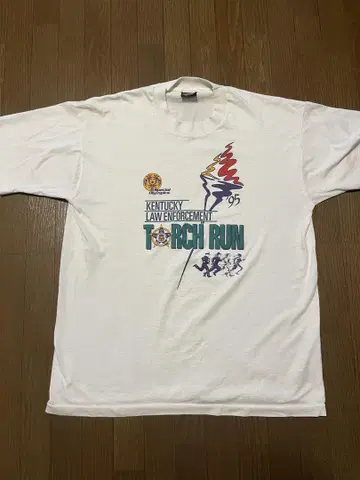 90s 화이트 T us제 구제 의류