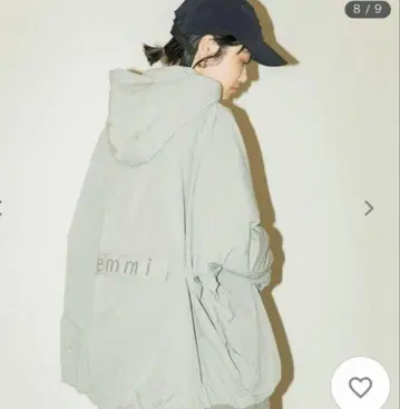 [ emmi yoga ] ONLINE 한정판 발수 eco 패커블 후드티