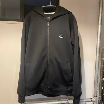 PING 블랙 후드티 L 사이즈