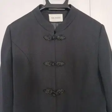 차이나풍 스커트 수트 엘레강트 블랙 9호