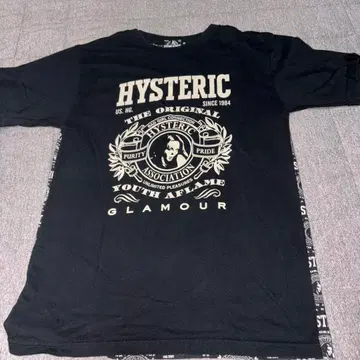 HYSTERIC GLAMOUR 그래픽 T셔츠 XS 블랙