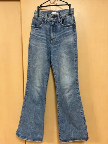 MOUSSY 부츠컷 데님 라이트 블루