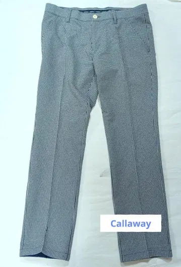 Callaway 체크 무늬 골프 팬츠
