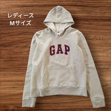 [ 즉시 구매 OK ] GAP 그레이 후드 부착 여성용 후드티 M 사이즈
