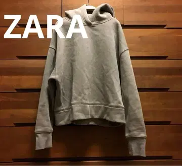 ZARA 모카 브라운 속기모 후드티 자라 H&M