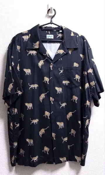 Schott 레오파드 셔츠 XL