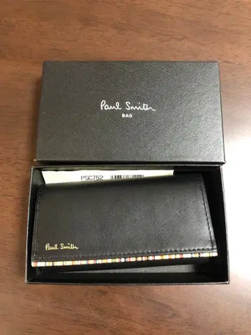 Paul Smith 가죽 키케이스 블랙