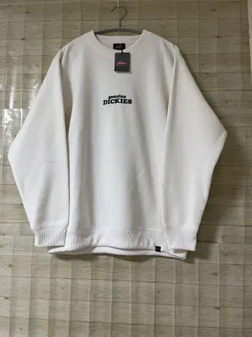 DICKIES 속기모 백 프린트 크루 트레이닝복