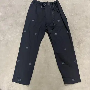 X-LARGE 블랙 워크 팬츠