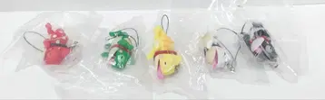 산책 카멜레온 가챠 가챠가챠 스트랩 카멜레온 5개