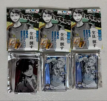 오이카와의 [전원 격파] 도미노풍 아크릴 키링 컬렉션 쿠로오 하이큐