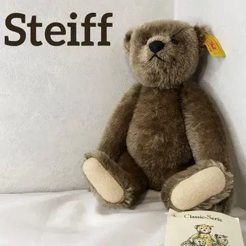Steiff 귀여운 애쉬 브라운 테디베어