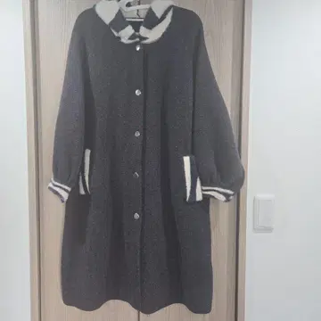 DOME 믹스 브라운 롱 코트