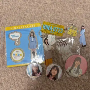 카와타 히나타 키링 캔뱃지 아크릴 스탠드 히나타자카46