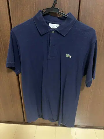 LACOSTE 네이비 피케 셔츠