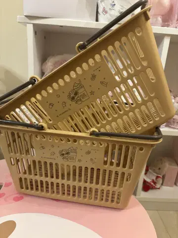 키티 쇼핑 바스켓 레지 바스켓 일광화상 키티 2세트