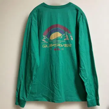 Quiksilver 그린 긴팔 티셔츠 1969 롱티 사이즈 L