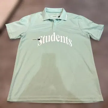 Students 피케 셔츠 민트 그린 골프 셔츠