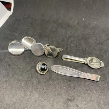 조지 젠슨 커프스 귀걸이 헤마타이트 넥타이핀 일괄