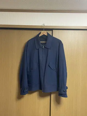 URU 네이비 더블 지퍼 자켓