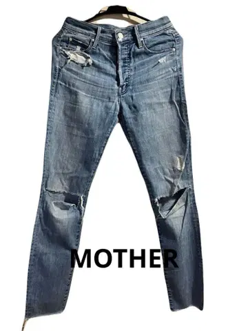 MOTHER 마더 데미지 스트레이트 데님 25